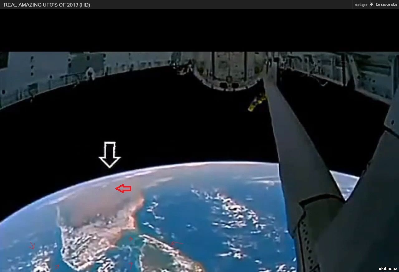 Документальные съемки НЛО с борта косм.аппаратов NASA