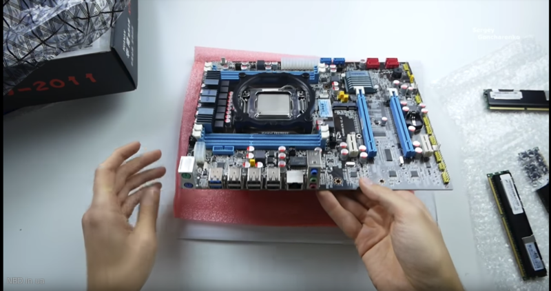 Обзор и распаковка Xeon E5 2660 + LGA 2011 HUANAN