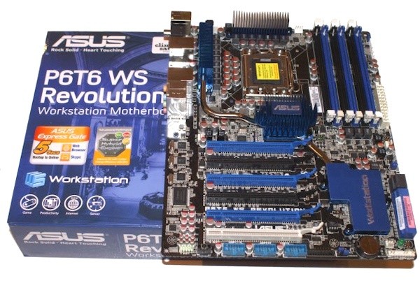CeBIT 2009: Asus Debuts P6T WS Motherboard With 7 PCI-E Slots