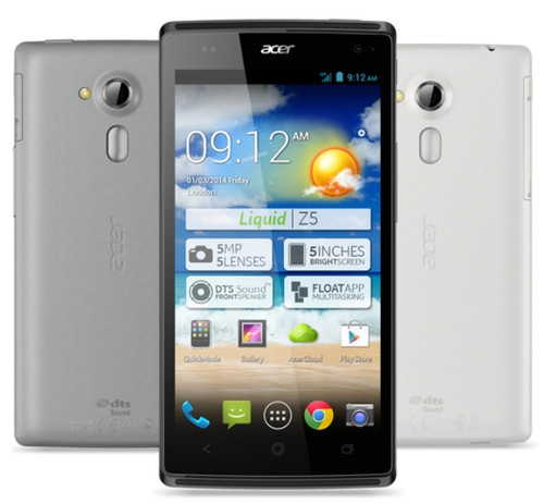 Анонсирован 5-дюймовый смартфон Acer Liquid Z5