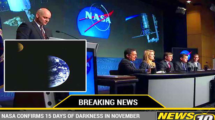 NASA планета на 15 дней погрузится в темноту