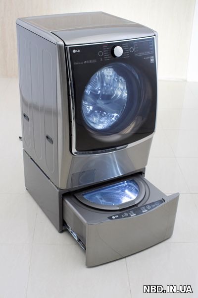 LG стиральная машина с двумя загрузочными блоками