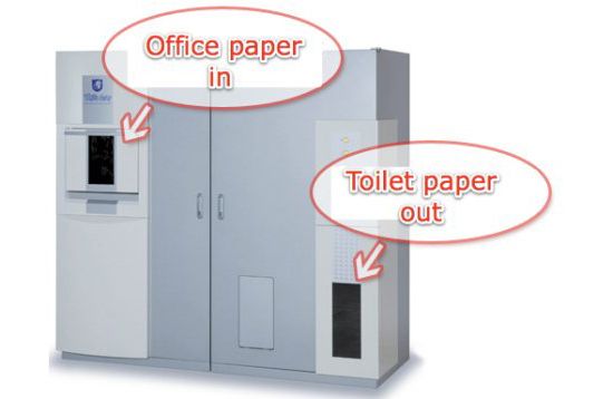 Oriental White Goat - превращает офисную бумагу в туалетную