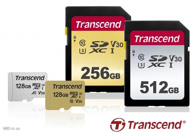 Transcend 300S и 500S – карты памяти SD и microSD