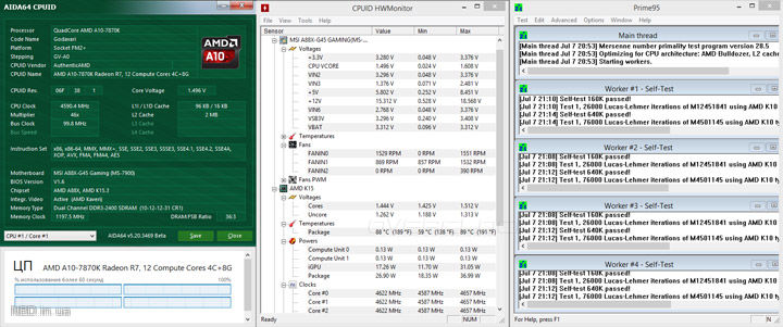 Обзор и тестирование гибридного процессора AMD A10-7870K на ядре Godavari