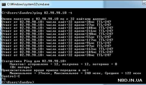 TRACERT - Трассировка маршрута