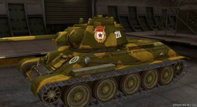 Отлично прорисованная шкурка для очень знаменитого Советского танка!