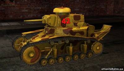 Маскировочная шкурка для первого советского танка.