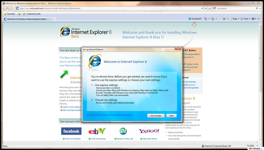 Появились подробности о релизе Internet Explorer 8