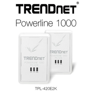 TRENDnet TPL-420E2K – гигабитный сетевой Powerline-адаптер