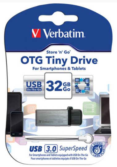 Verbatim Store’n’Go OTG Tiny Drive – компактный флеш-накопитель для мобильных устройств