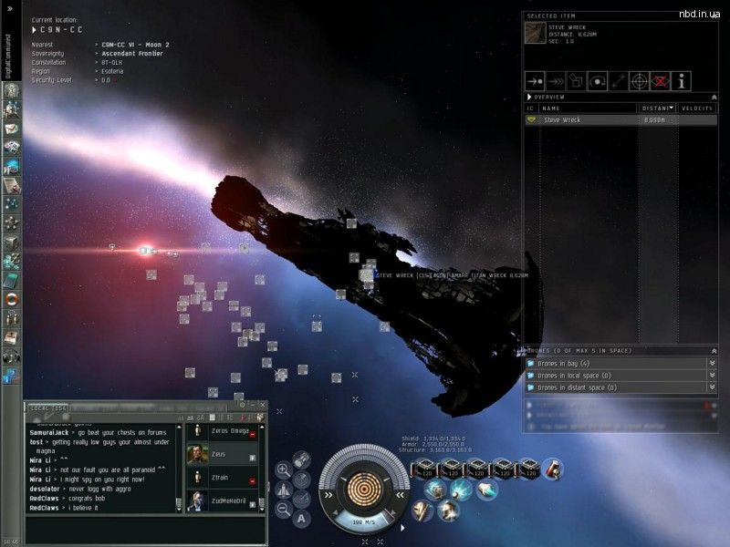 Как умирали самые огромные космические корабли в EVE Online